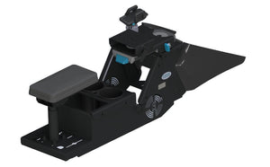2021+ Dodge Charger Console (Short 8.5") Kit with Magnetic Phone Holder, Cup Holder, Break-Away Rear Armrest, and Mongoose® XLE 9" Motion Attachment