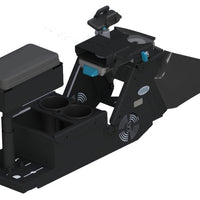 2021+ Dodge Charger Console (Short 8.5") Kit with Magnetic Phone Holder, Cup Holder, Printer Armrest, and Mongoose® XLE 9" Motion Attachment