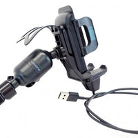 KIT: Universal Phone Charging Cradle with Zirkona Joiner and 7/8" Round Clamp