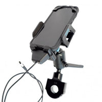 KIT: Universal Phone Charging Cradle with Zirkona Joiner and 7/8" Round Clamp