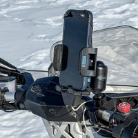 KIT: Universal Phone Charging Cradle with Zirkona Joiner and 7/8" Round Clamp
