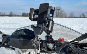 KIT: Universal Phone Charging Cradle with Zirkona Joiner and 7/8" Round Clamp