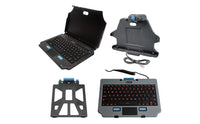 Samsung Galaxy Tab Active Pro Docking Station, Rugged Lite Backlit Keyboard, 2-in-1 Attachable Keyboard, and Quick Release Keyboard Cradle
