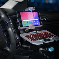 Samsung Galaxy Tab Active Pro Docking Station, Rugged Lite Backlit Keyboard, 2-in-1 Attachable Keyboard, and Quick Release Keyboard Cradle