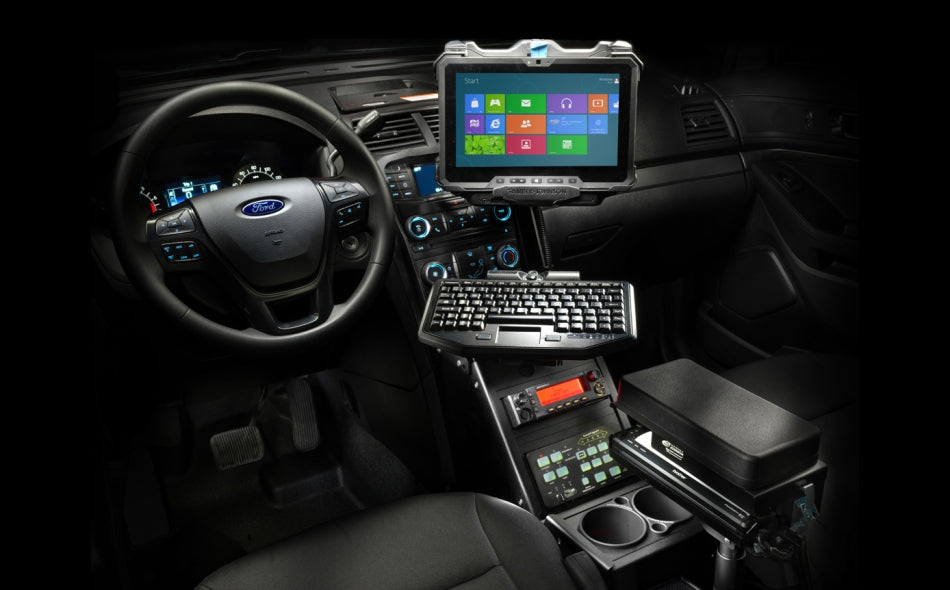 RubiGrid® 2013-2019 Ford Police Interceptor Utility Explorer Device Da Mount Phone Holder RubiGrid® 2013-2019 Ford Police Interceptor Utility Explorer Device Da Mount Phone Holder