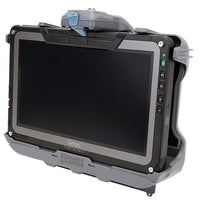 Getac F110 G6 Vehicle Cradle (no electronics) with Getac 120W Auto Power Adapter with Bare Wire Lead (No RF)