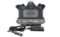 Getac F110 G6 Vehicle Cradle (no electronics) with Getac 120W Auto Power Adapter with Cigarette Lighter Connector (Tri RF)
