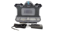Getac F110 G6 Vehicle Docking Station with Getac 120W Auto Power Adapter with Bare Wire Lead (Tri RF)
