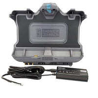 Getac F110 G6 Vehicle Docking Station with Getac 120W Auto Power Adapter with Bare Wire Lead (Tri RF)