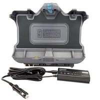 Getac F110 G6 Vehicle Docking Station with Getac 120W Auto Power Adapter with Cigarette Lighter Connector (Tri RF)