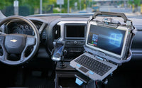Getac F110 G6 Vehicle Cradle (no electronics) with Getac 120W Auto Power Adapter with Cigarette Lighter Connector (Tri RF)
