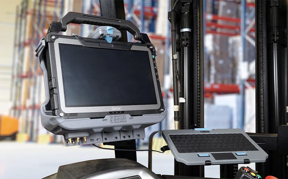 Getac F110 G6 Vehicle Docking Station with Getac 120W Auto Power Adapt ...