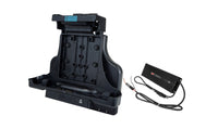 Zebra L10 Android Tablet Vehicle Docking Station (No RF) with LIND 72-110V Material Handling Isolated Power Adapter
