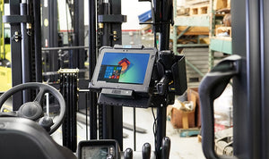 Zebra L10 Windows Tablet Vehicle Docking Station (NO RF) with LIND 72-110V Material Handling Isolated Power Adapter