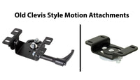 Quick Release Keyboard Tray Assembly: Motion Attachment Option
