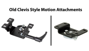 Quick Release Keyboard Tray Assembly: Motion Attachment Option