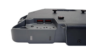 Samsung Galaxy Tab Active Pro Docking Station with Hand Strap, Rugged Lite Backlit Keyboard, and Quick Release Keyboard Cradle