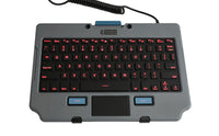Rugged Lite Backlit Keyboard and Quick Release Keyboard Cradle

