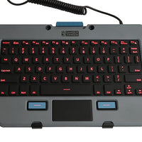 Rugged Lite Backlit Keyboard and Quick Release Keyboard Cradle