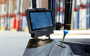 Zebra ET50/51 55/56 8" Powered Cradle, No Port Replication