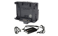 Kit: Panasonic Toughbook® G2 / Toughpad G1 Docking Station, Dual RF, VESA Hole Pattern with LIND 11-16V Auto Power Adapter with Bare Wire Lead
