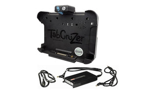 KIT: Panasonic Toughpad FZ-G1 THIN Docking Station, Lite Port, Dual RF with LIND 11-16V Auto Power Adapter with Bare Wire Lead