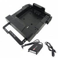 Kit: Zebra ET50/51 55/56 8" Powered Cradle with Lind Auto Power Supply